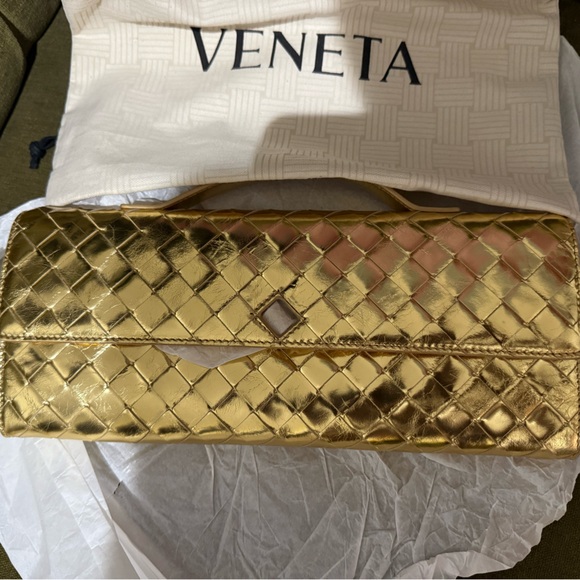 Bottega veneta andiamo clutch Gold - Picture 4 of 6